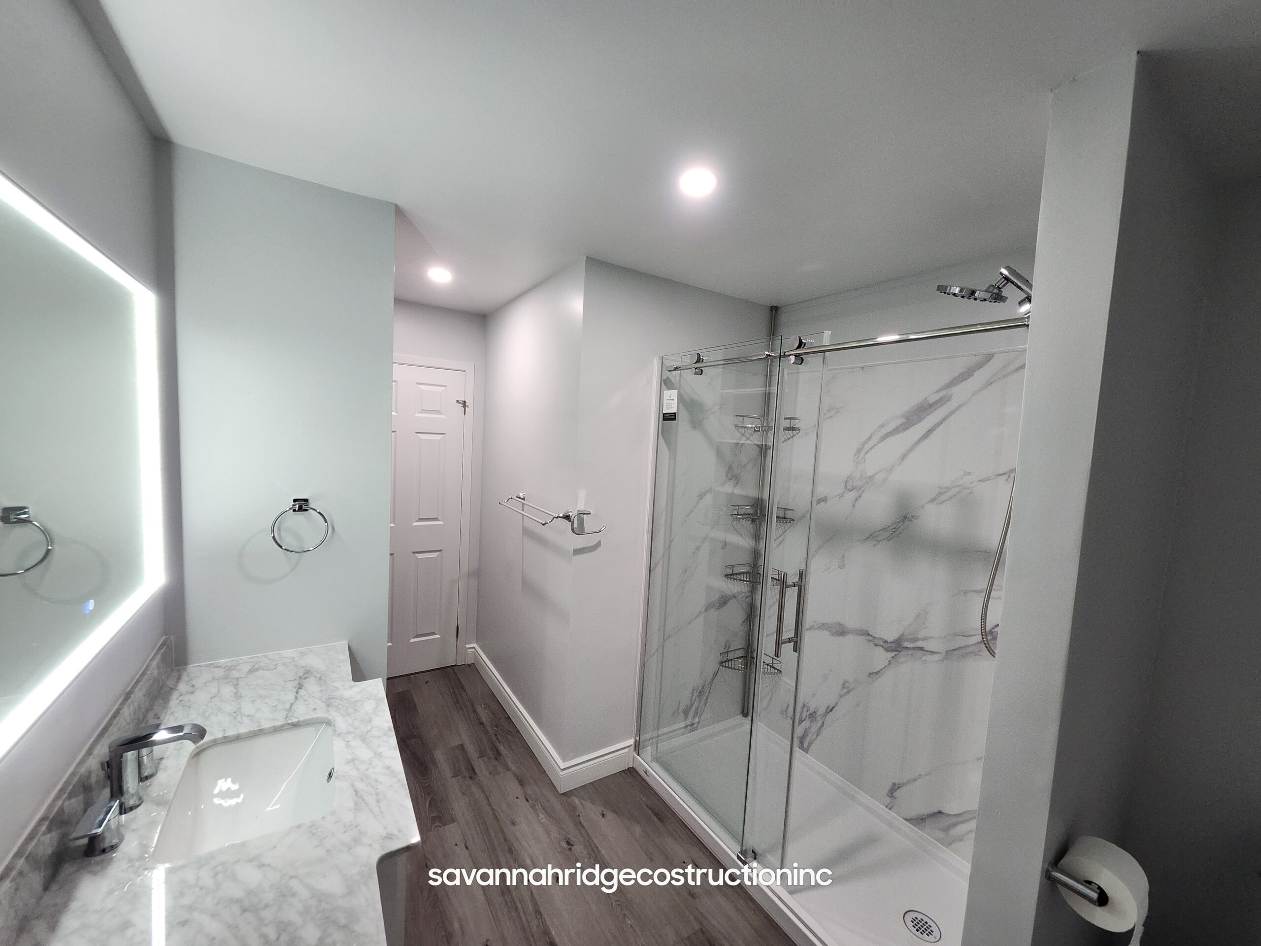 finished bathroom renovation